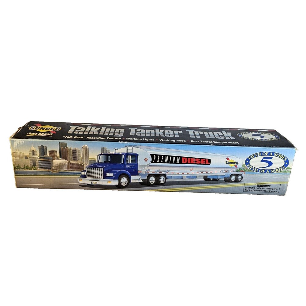 Vintage 1998 Sunoco Talking Tanker Truck Diesel 5th Series Working Lights